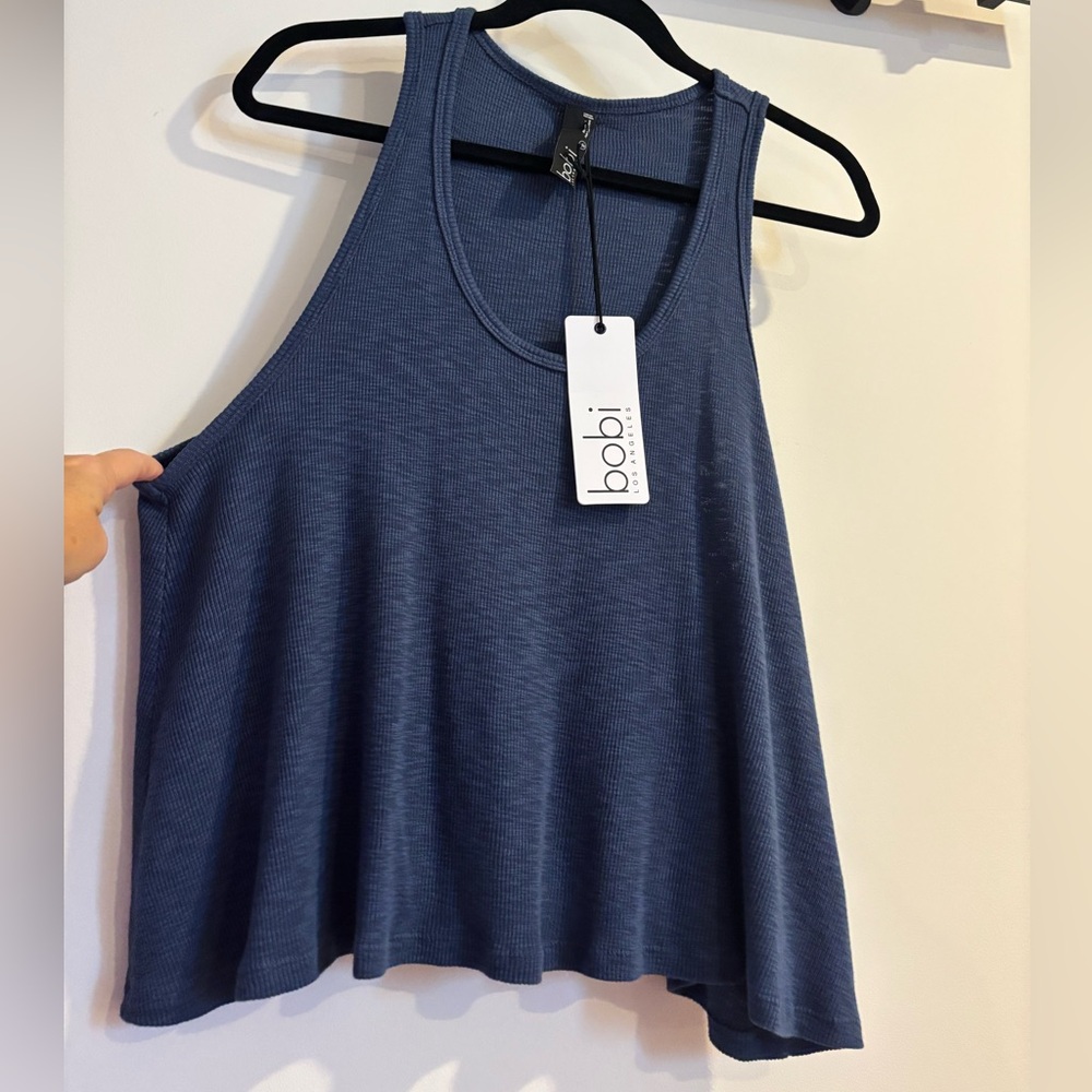 bobi Navy Blue Tank Top